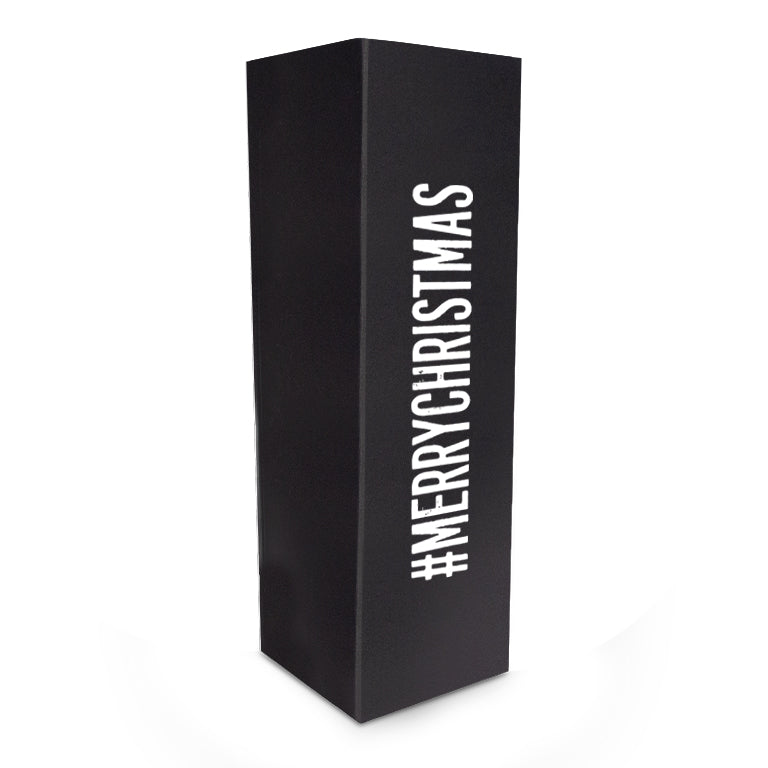 Luxe Kerst wijnflesdoos met magneetsluiting #MERRYCHRISTMAS