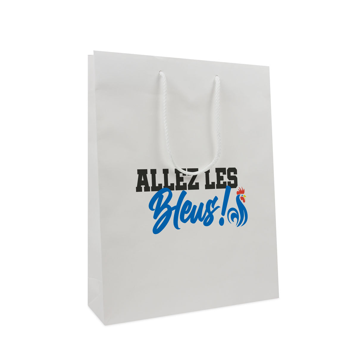 Luxe papieren tassen "Allez les Bleus"