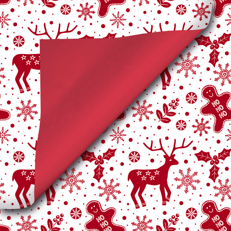 Kerst inpakpapier D091