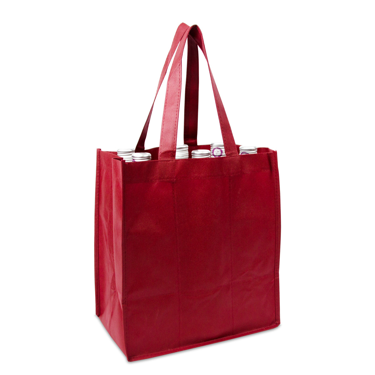 Non-woven wijnflestas voor 6 flessen