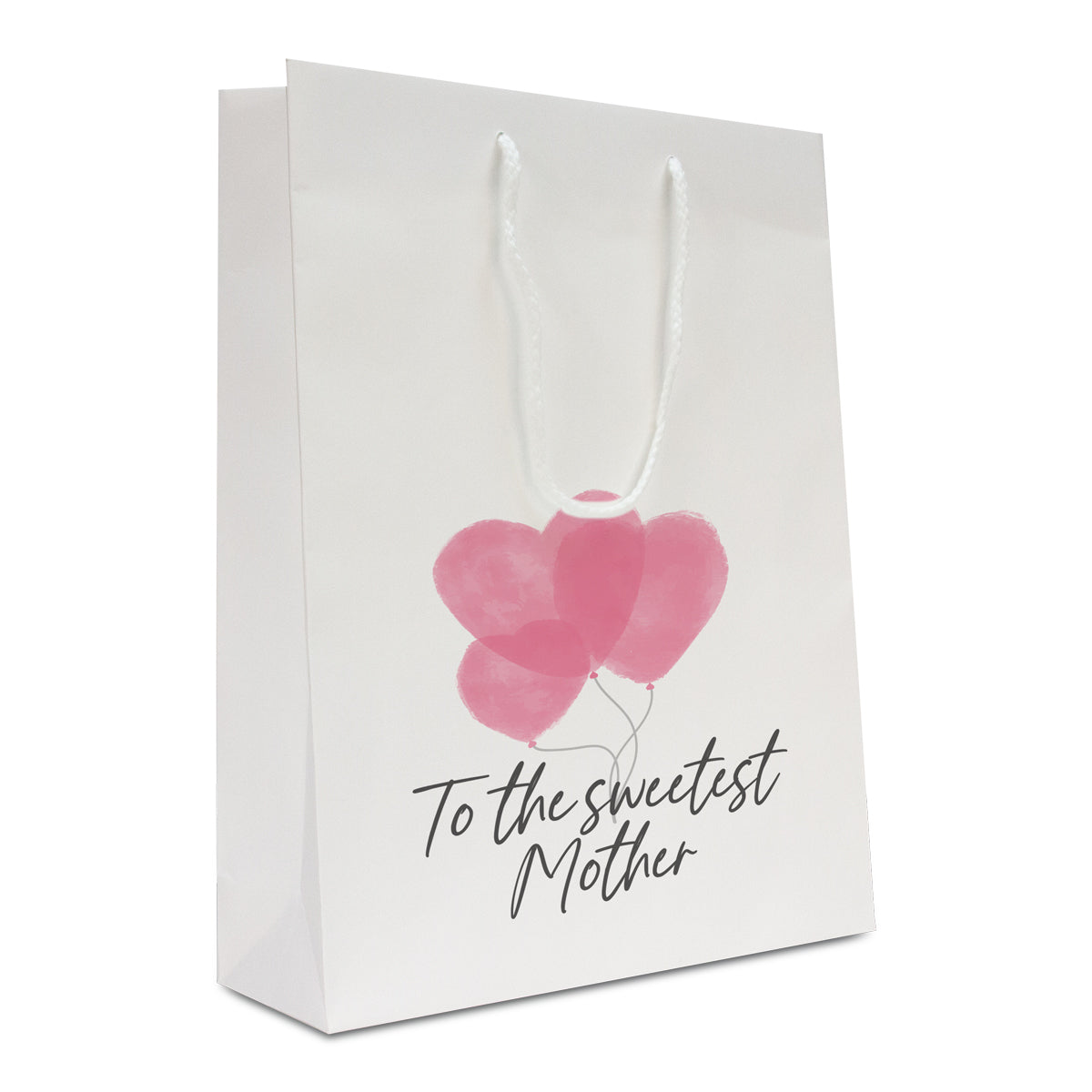 Luxe papieren Moederdag tassen "To the sweetest Mother"