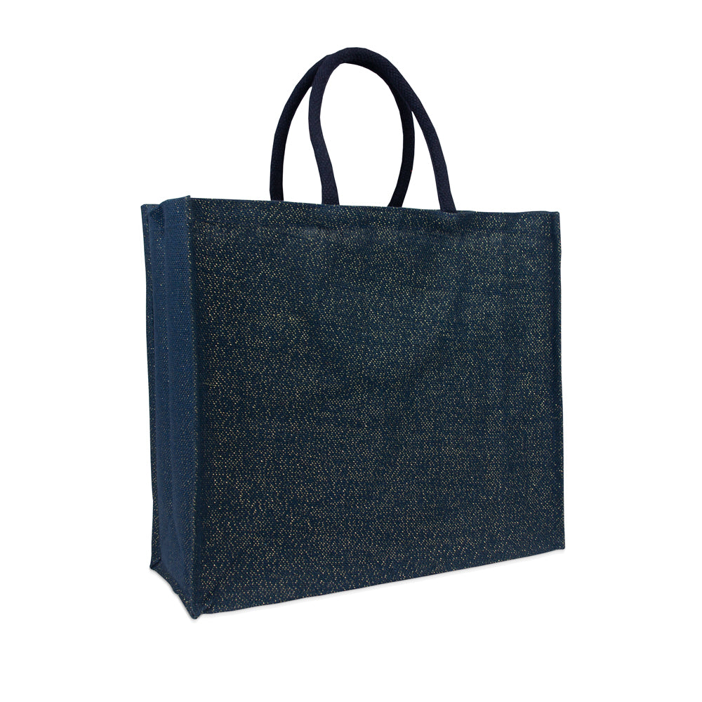 Tas met glitters jute