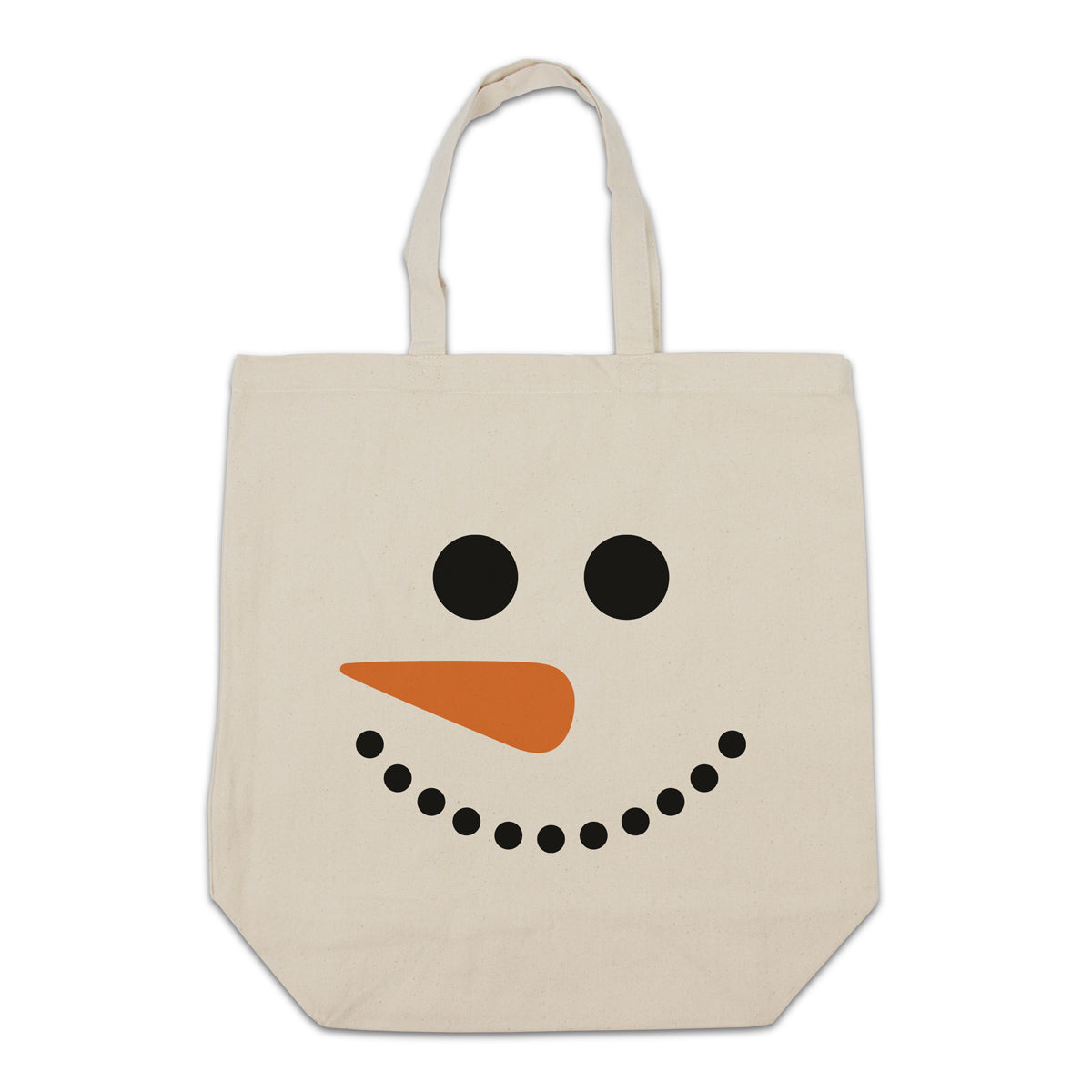 Kerst canvas tote bags Snowman