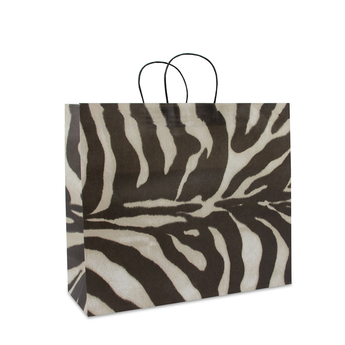 Twisted papieren tassen Zebra