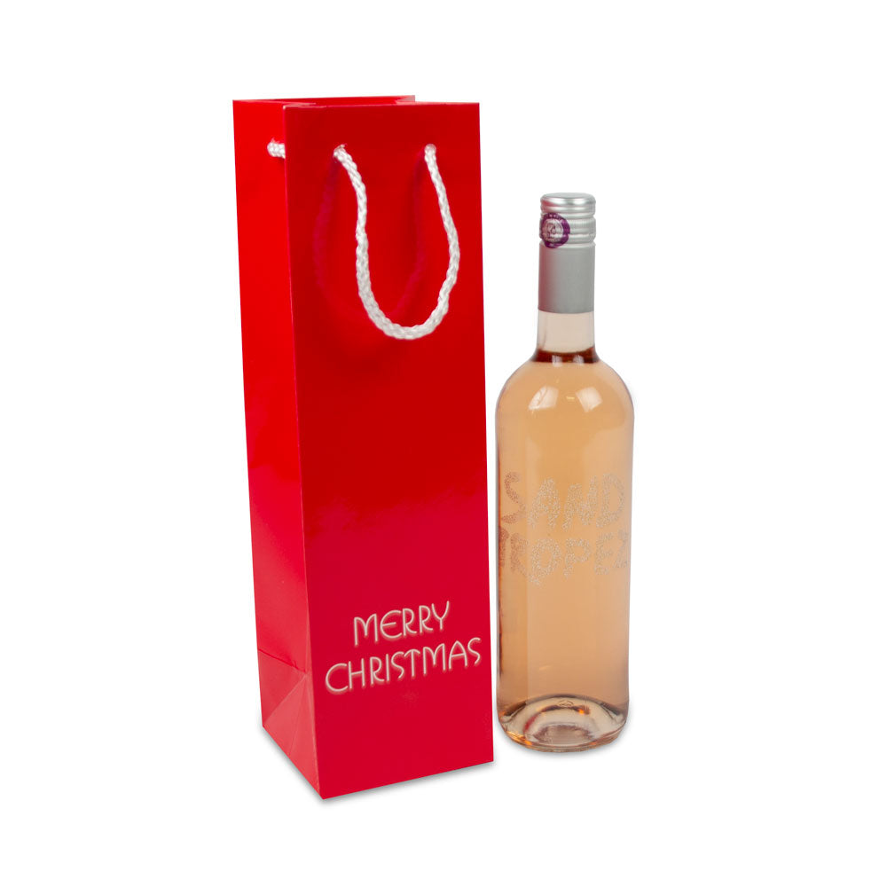 Luxe papieren kersttassen "Merry Christmas"