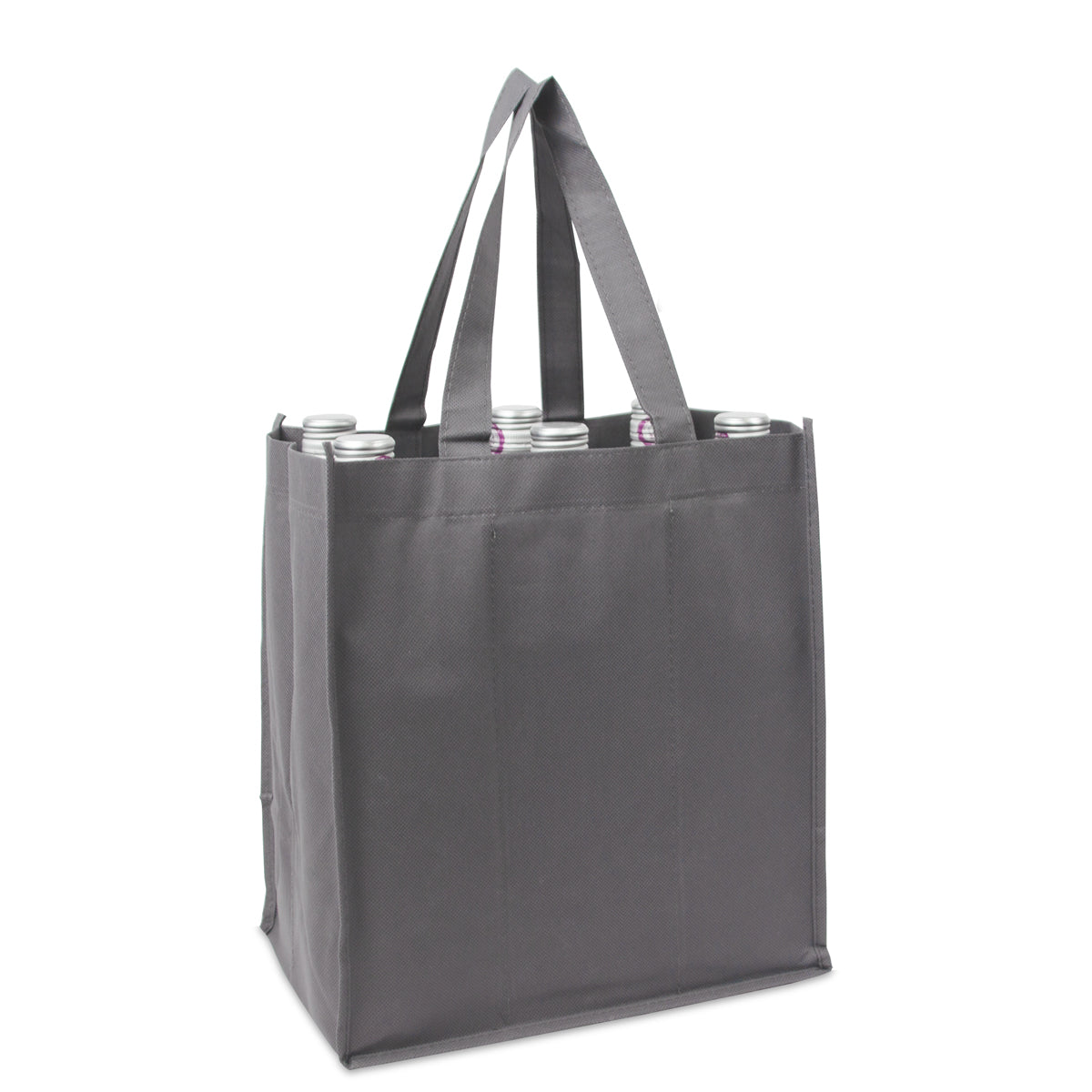 Non-woven wijnflestas voor 6 flessen