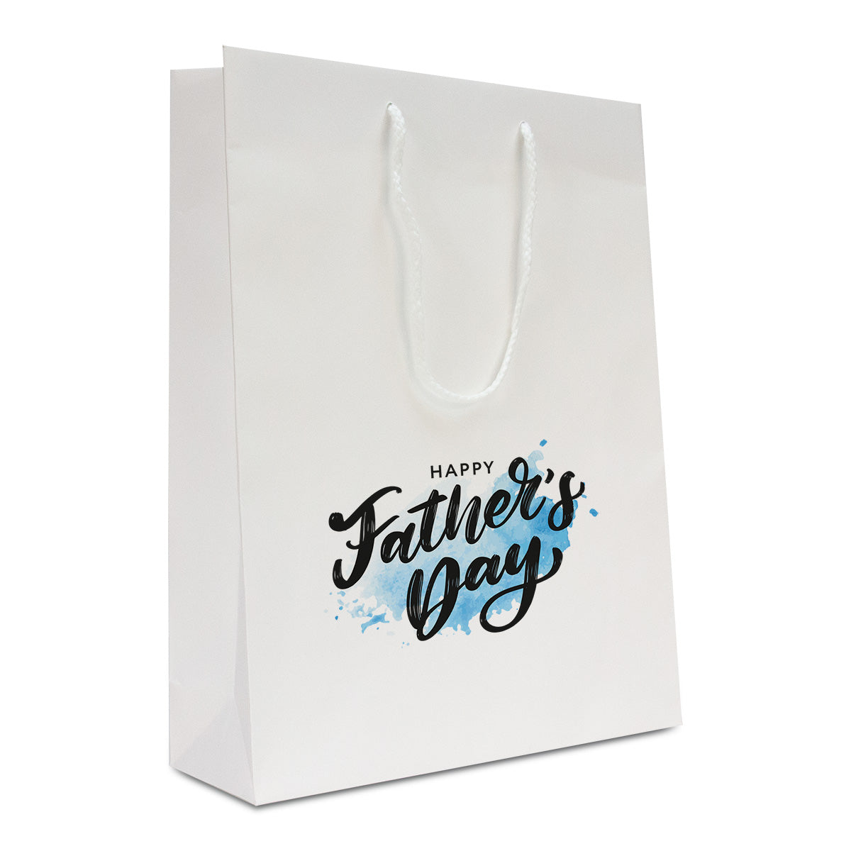 Luxe papieren Vaderdag tassen "Happy Father's Day"