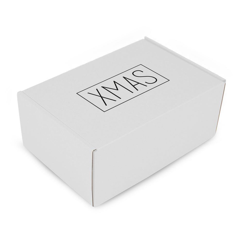 Kartonnen kerstgeschenkdozen "XMAS"