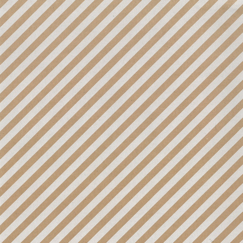 Bruin inpakpapier Streepdessin