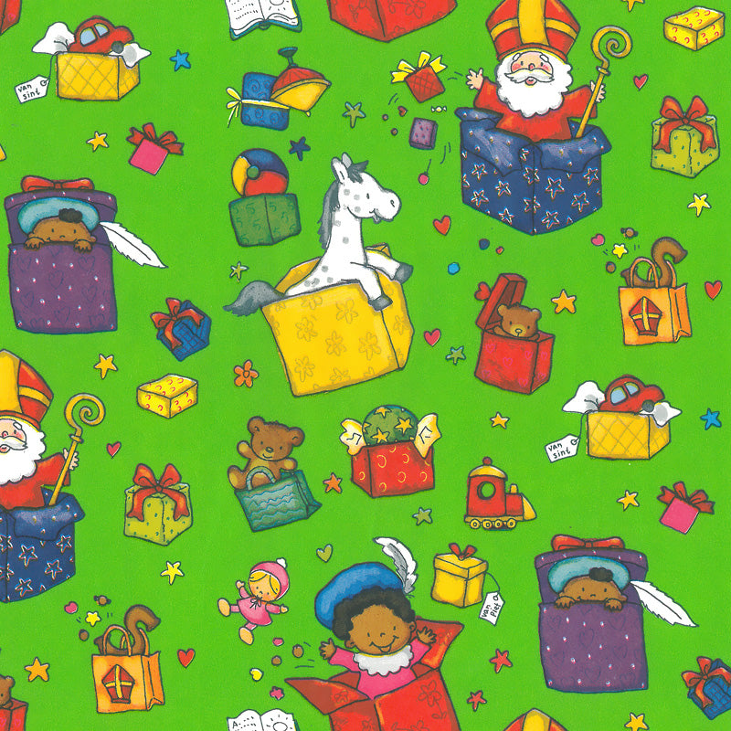 Sinterklaas inpakpapier D90012