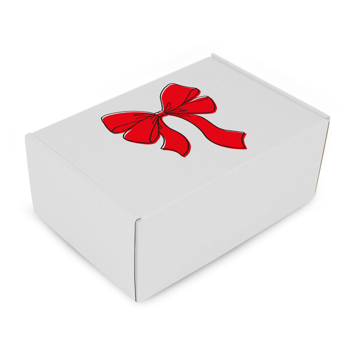 Kartonnen kerstgeschenkdozen Ribbon