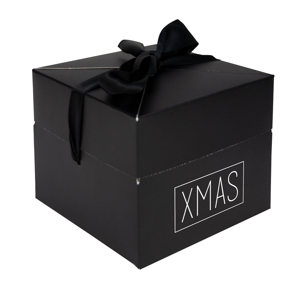 Kerst pop-up dozen met sluitlint - "XMAS"