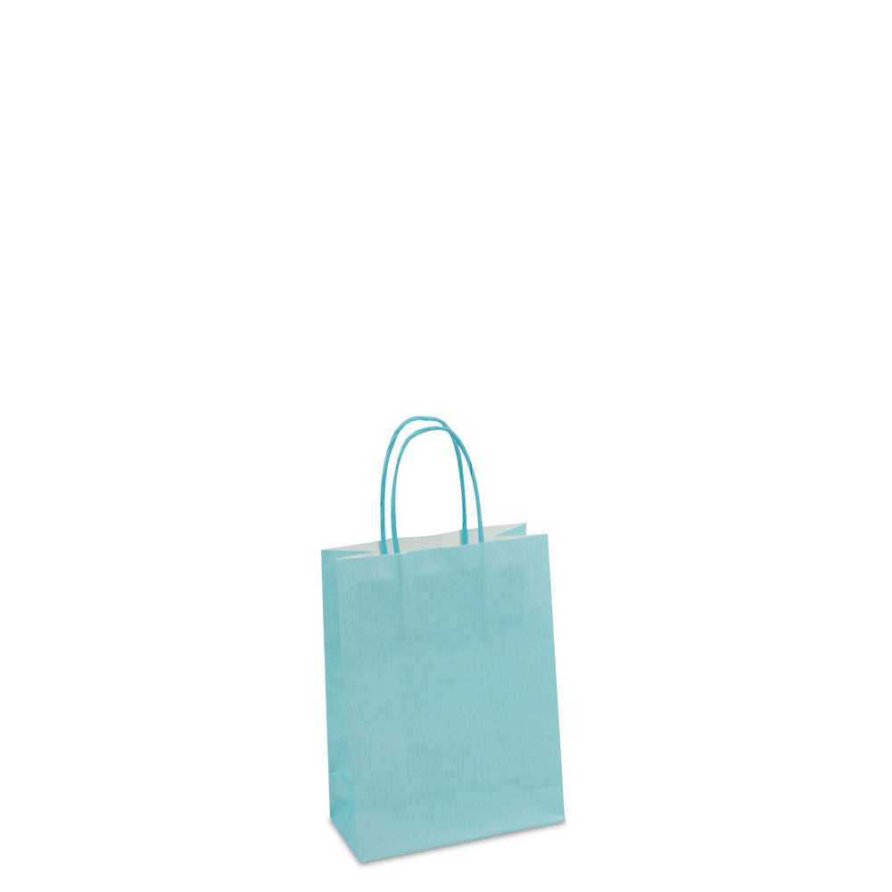 Luxe twisted papieren tas met bodemkarton