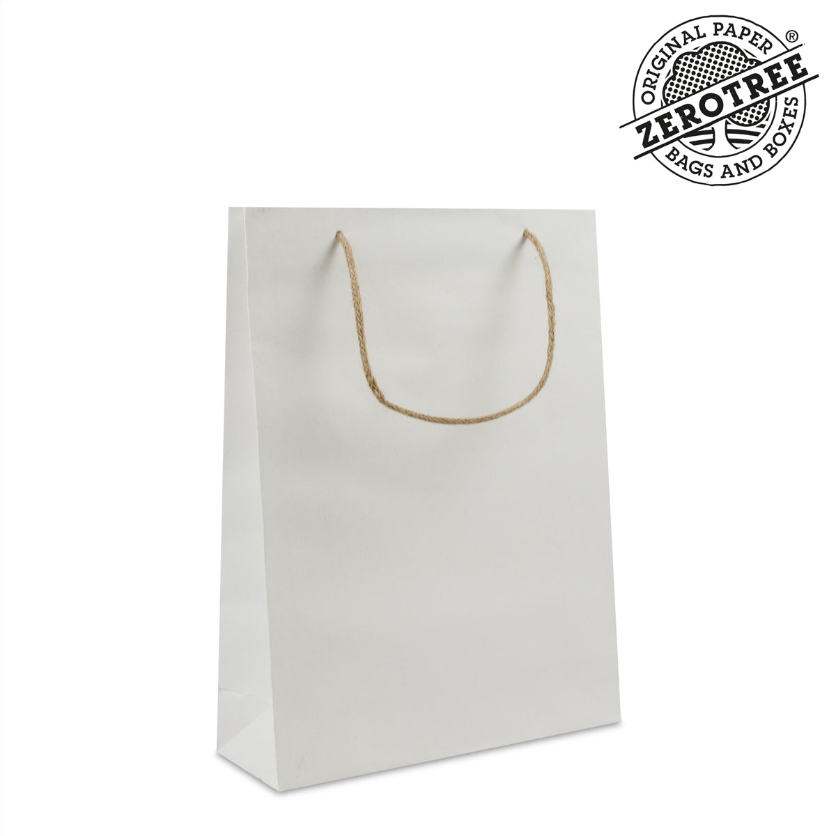 Luxe ZEROTREE® tassen Gerecycled wit katoen