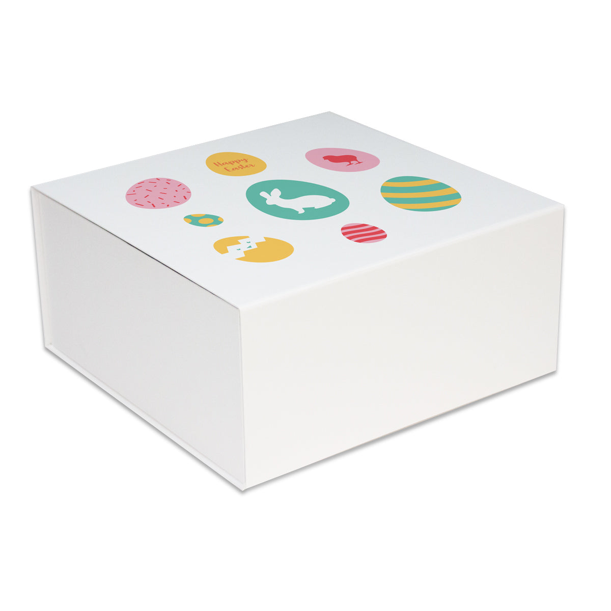 Luxe pasen magneetdozen Pastel eggs