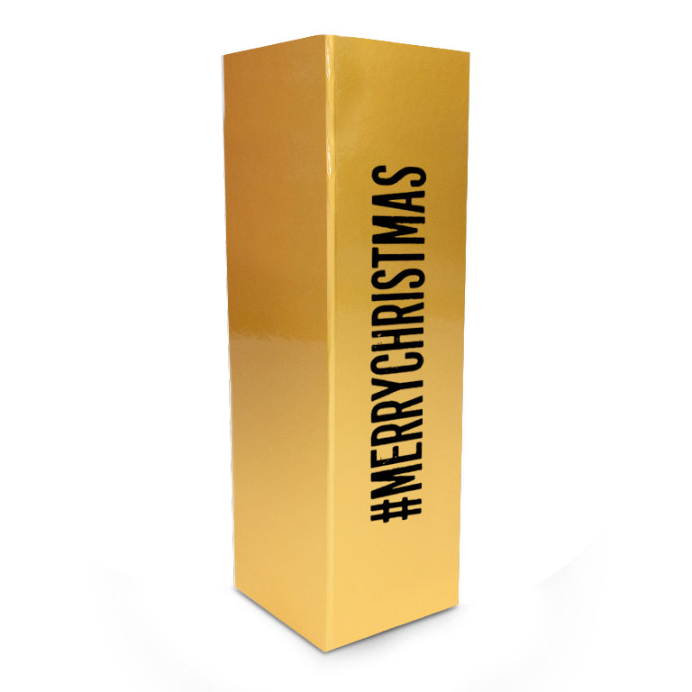 Luxe Kerst wijnflesdoos met magneetsluiting #MERRYCHRISTMAS