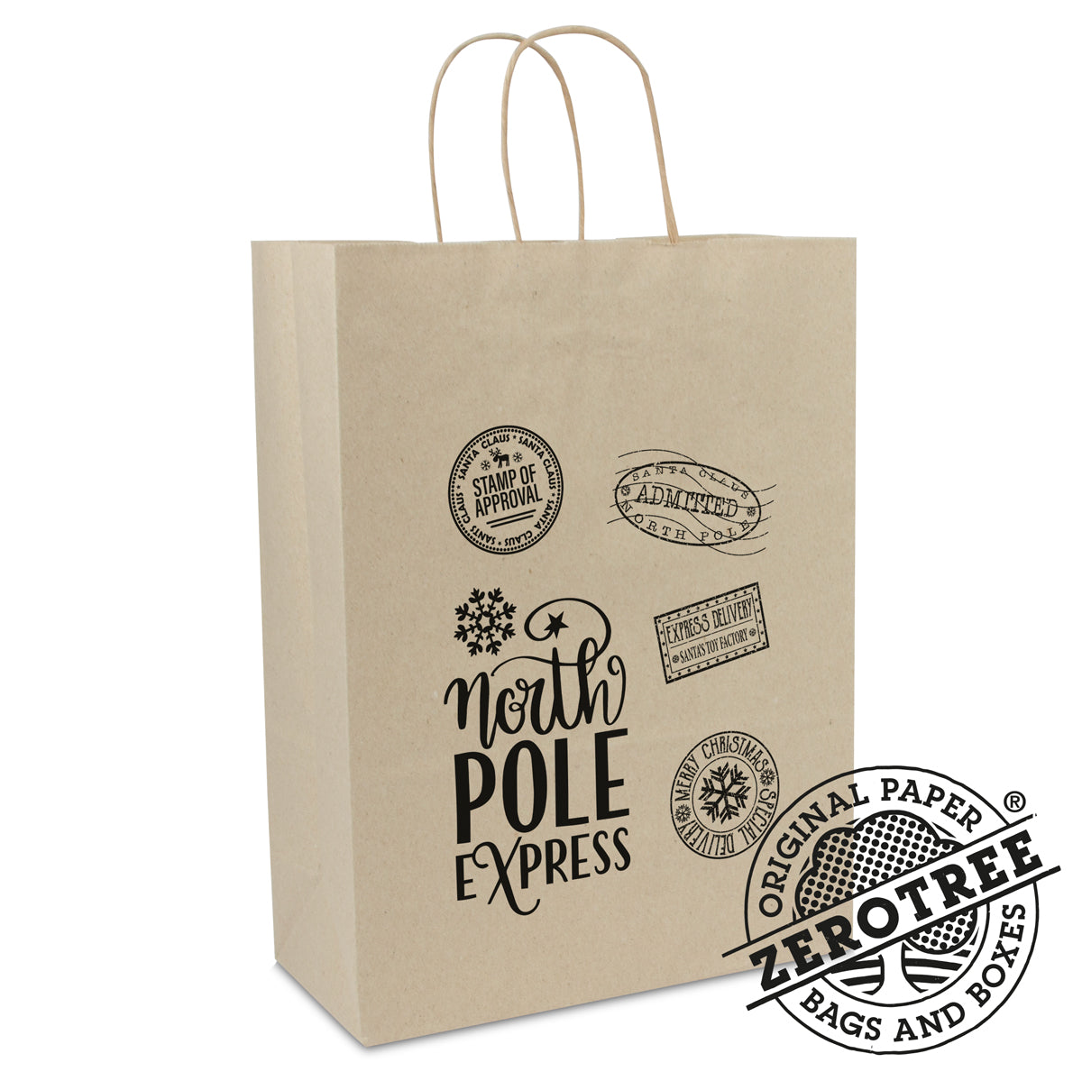 Twisted kerst ZEROTREE® grastassen North Pole Express