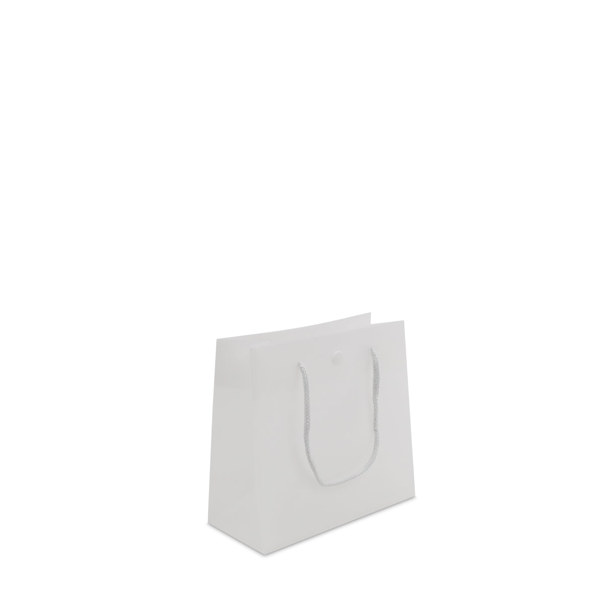 Luxe tassen met drukknoop plastic