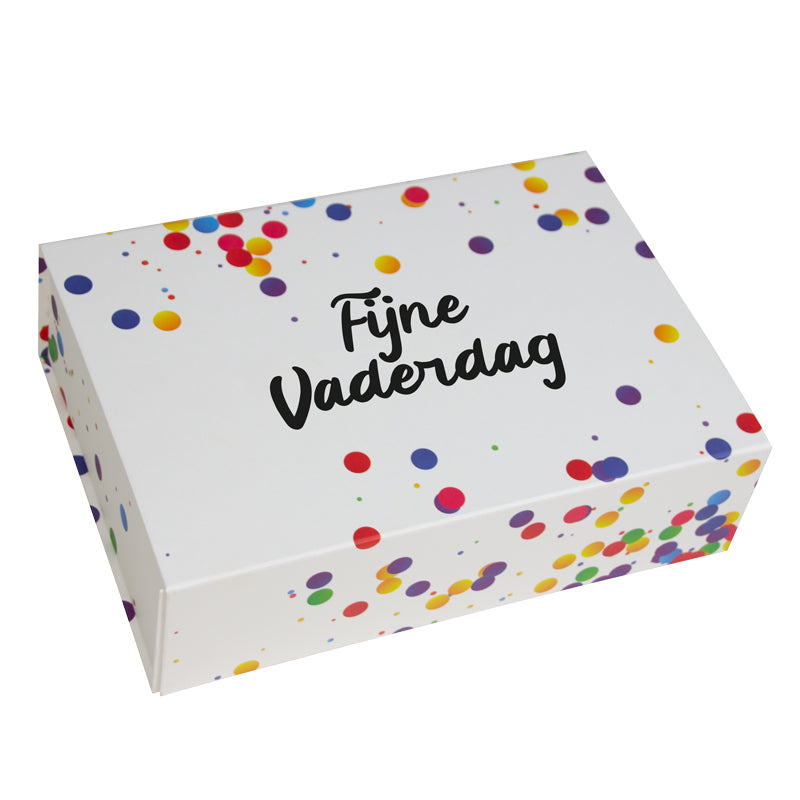 Confetti magneetdozen "Fijne Vaderdag"