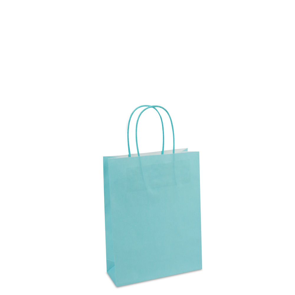 Luxe twisted papieren tas met bodemkarton