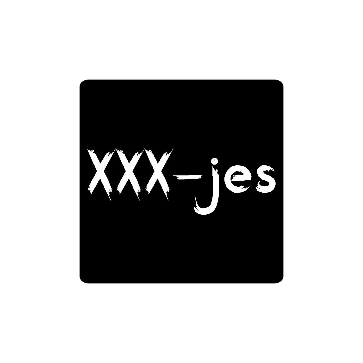 Etiketten XXX-jes
