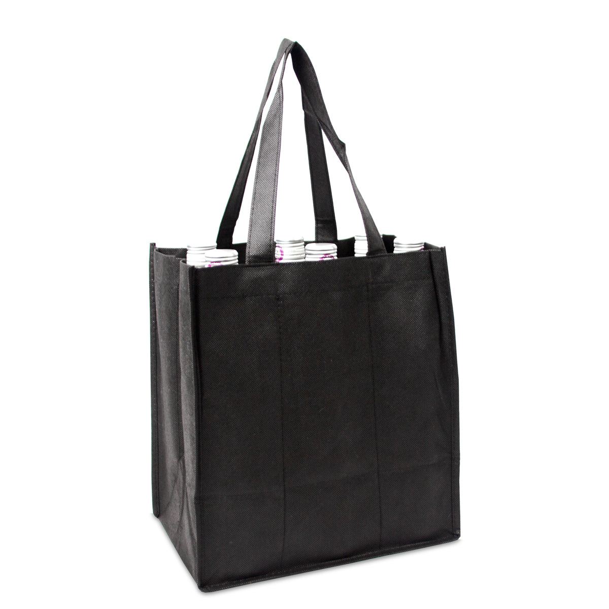 Non-woven wijnflestas voor 6 flessen