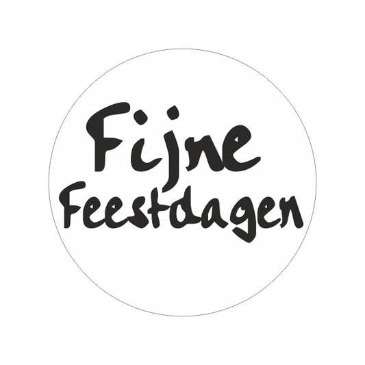 Etiketten Fijne Feestdagen
