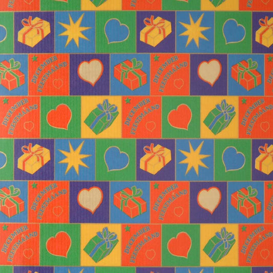 Kerst inpakpapier D071