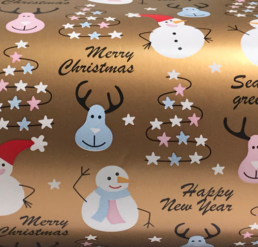Kerst inpakpapier D90207