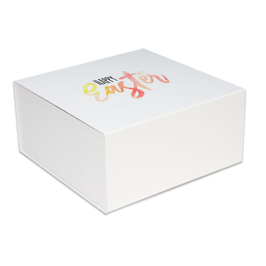 Luxe pasen magneetdozen "Happy Easter"