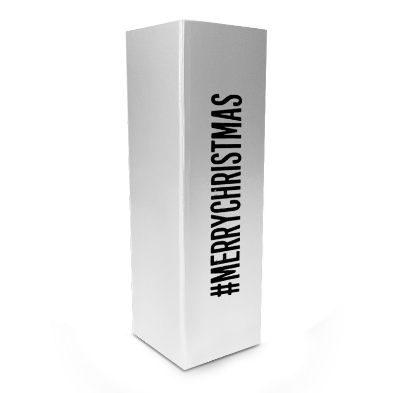 Luxe Kerst wijnflesdoos met magneetsluiting #MERRYCHRISTMAS