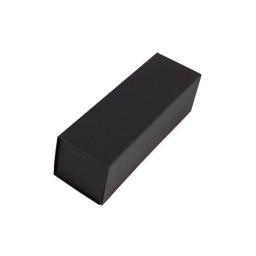 Luxe kraft wijnflesdoos met magneetsluiting