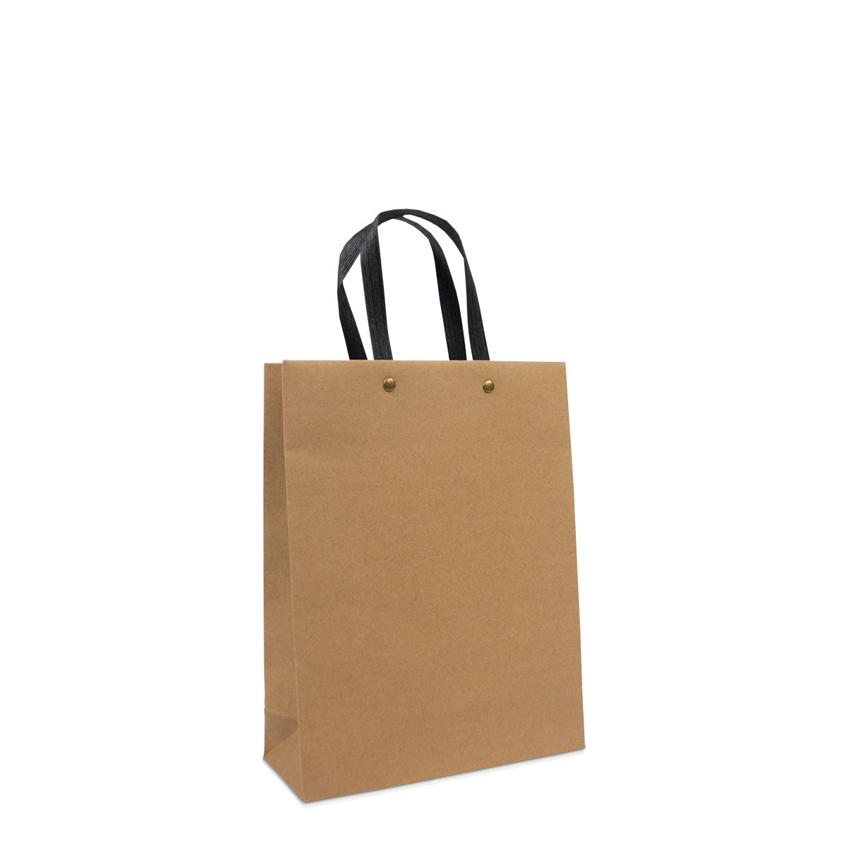 Luxe papieren tassen met zwarte kraft hengsels ecologisch