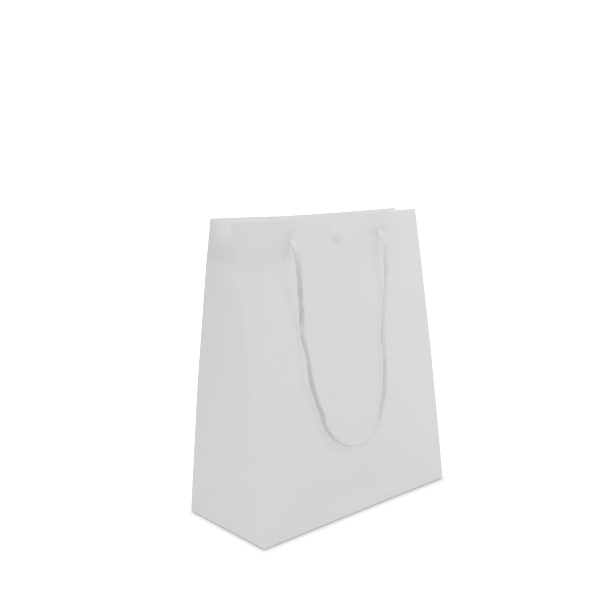 Luxe tassen met drukknoop plastic