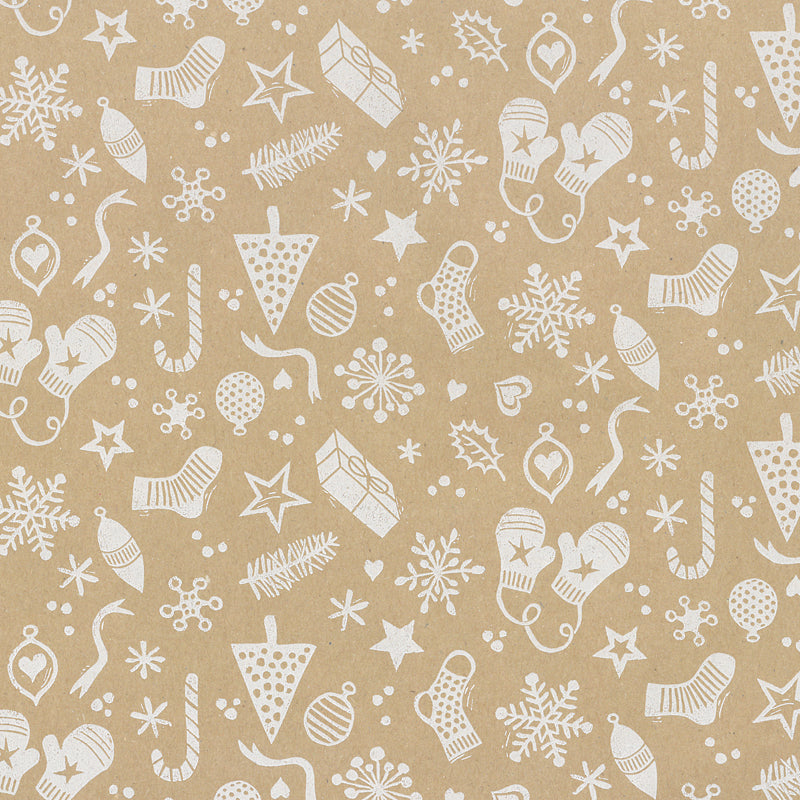 Kerst inpakpapier D078