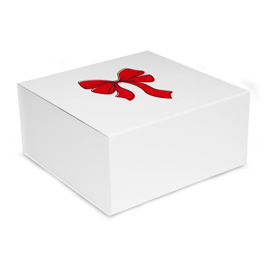 Luxe kerstmagneetdozen Ribbon