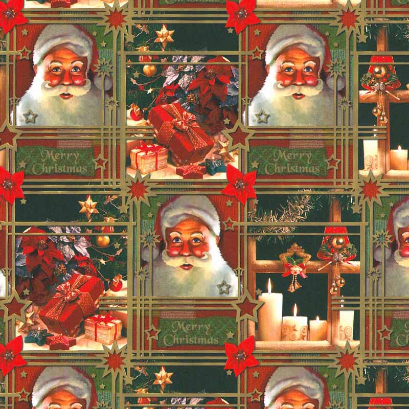 Kerst inpakpapier D90104