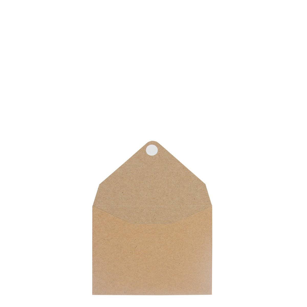 Papieren geschenkenveloppe met klepsluiting