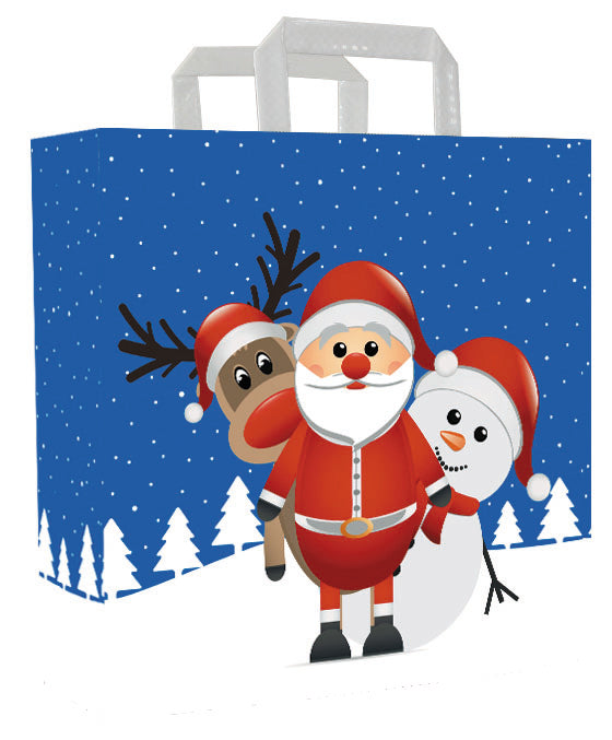 Papieren kersttassen "Christmas Friends"