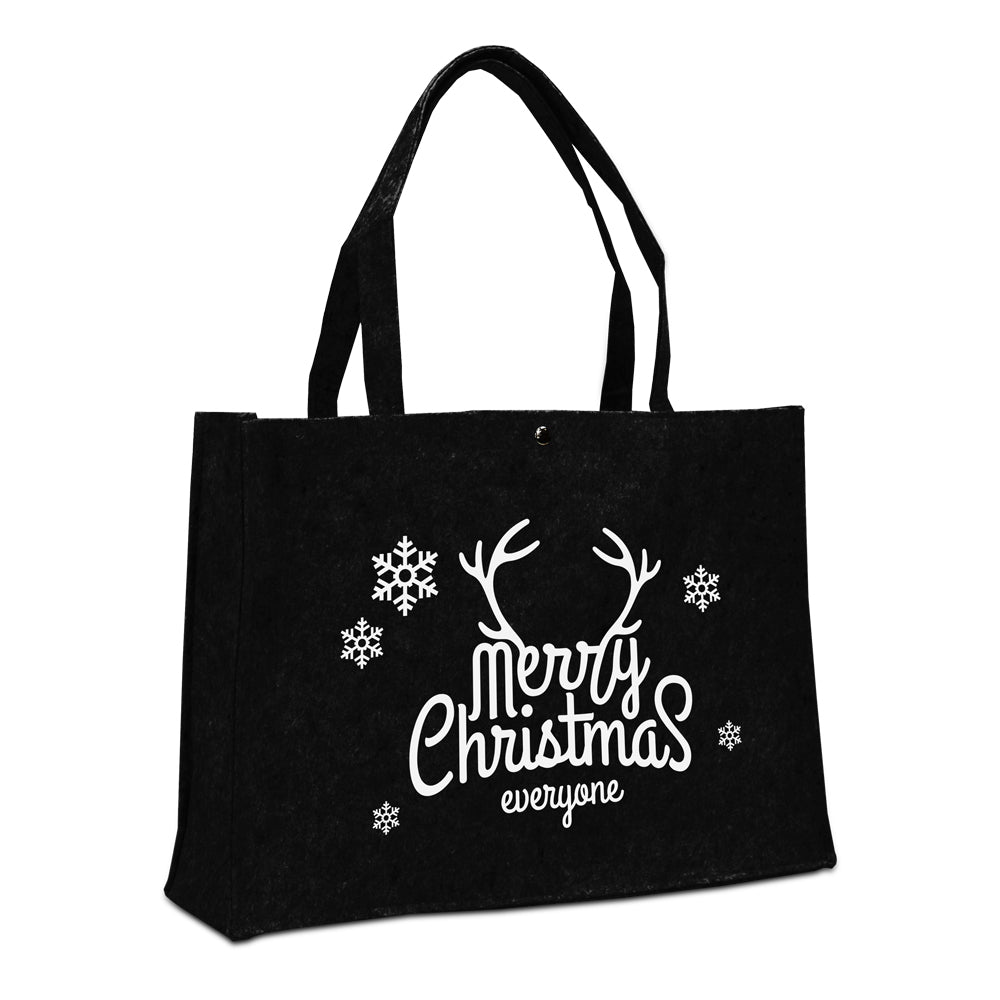 Vilten kersttassen "Merry Christmas"