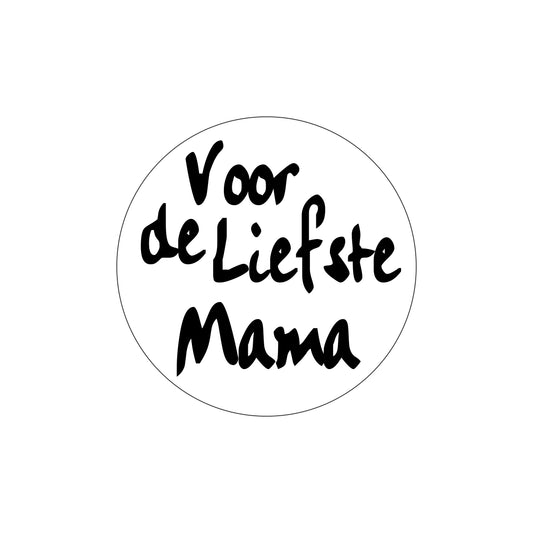 Etiketten "Voor de liefste mama"