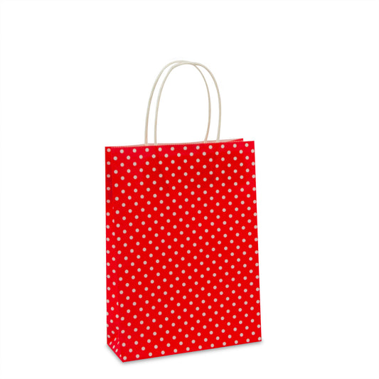 Twisted papieren tassen Polka dot
