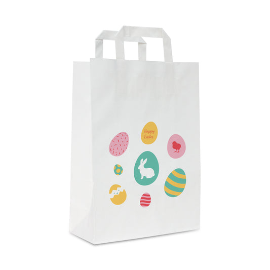 Pasen papieren draagtassen Pastel eggs