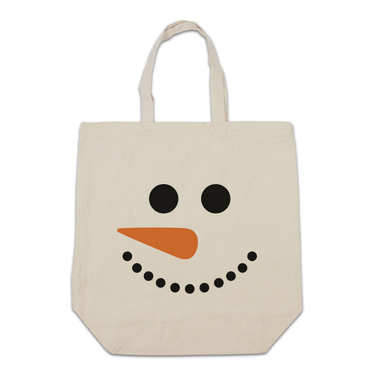 Kerst canvas tote bags Snowman