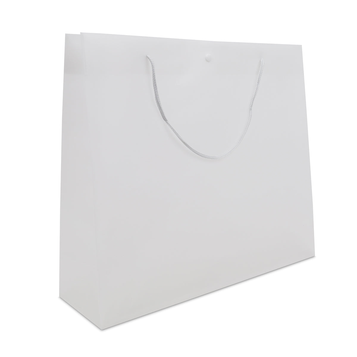 Luxe tassen met drukknoop plastic