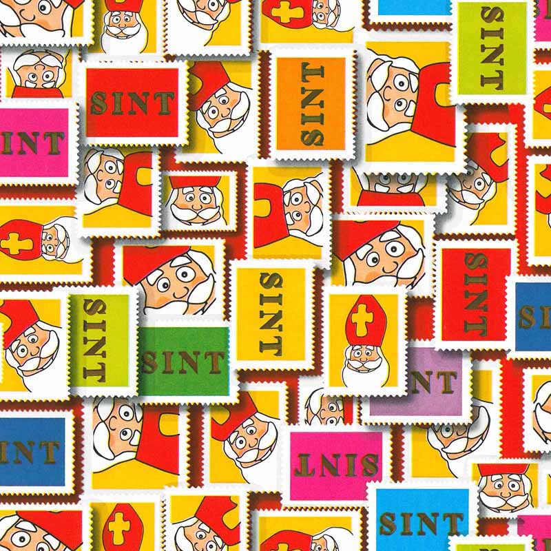 Sinterklaas inpakpapier D001