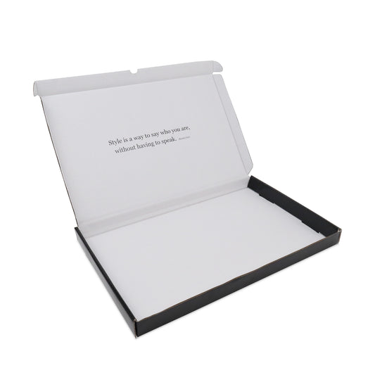 Verzenddozen met quote glanzend