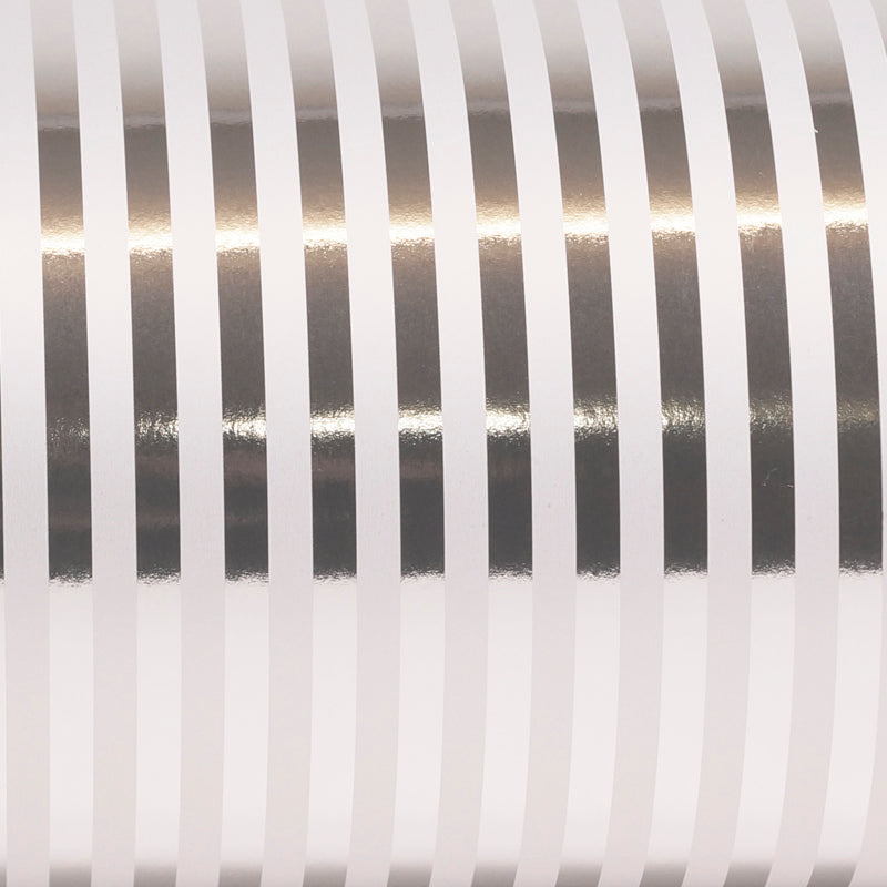 Metallic inpakpapier Streep dessin