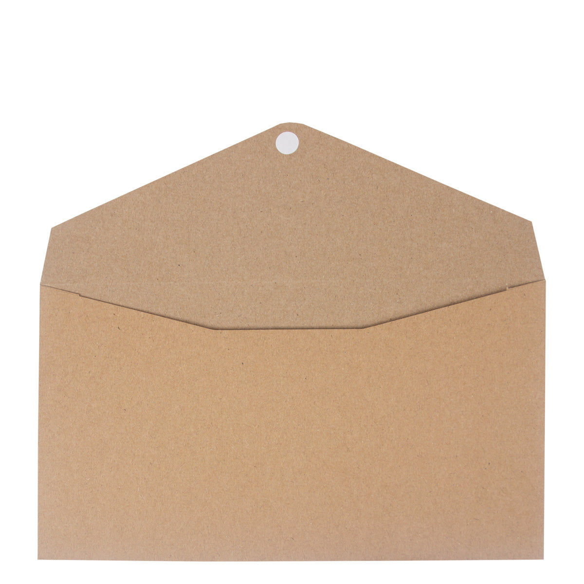 Papieren geschenkenveloppe met klepsluiting