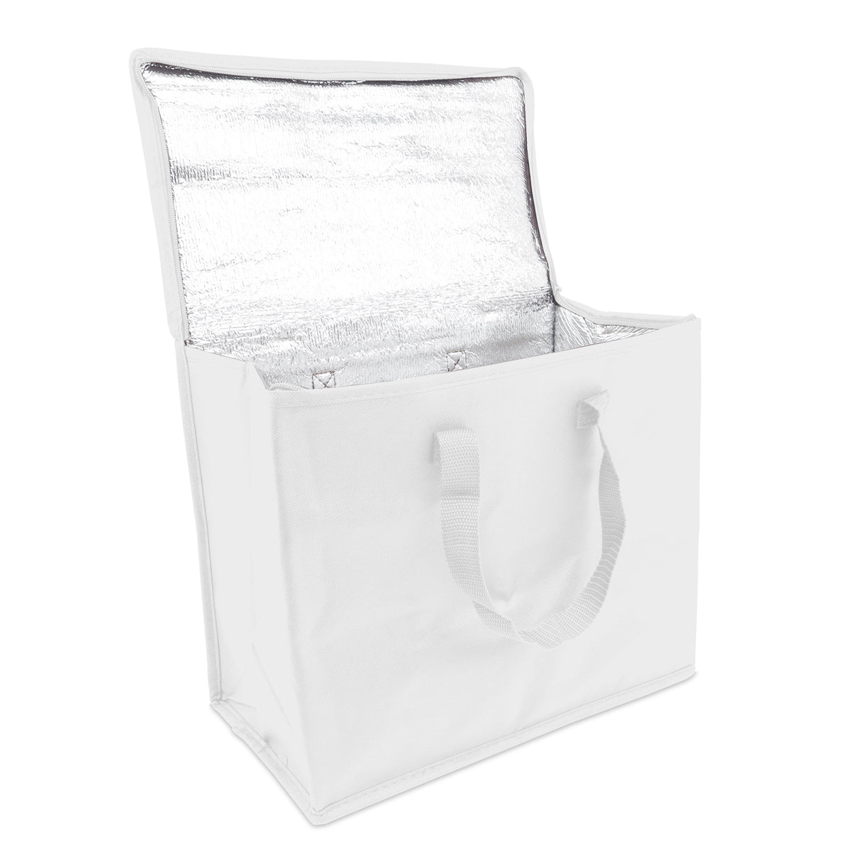 Non-woven koeltas met ritssluiting